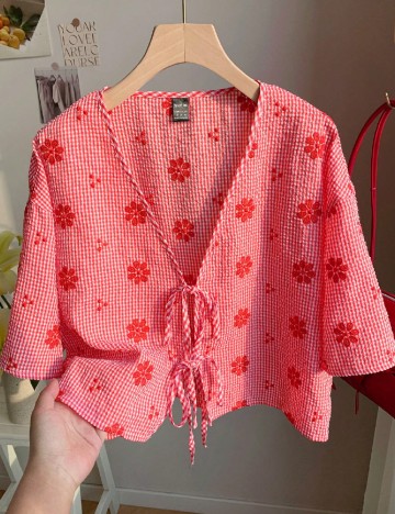 Top SHEIN, rosu