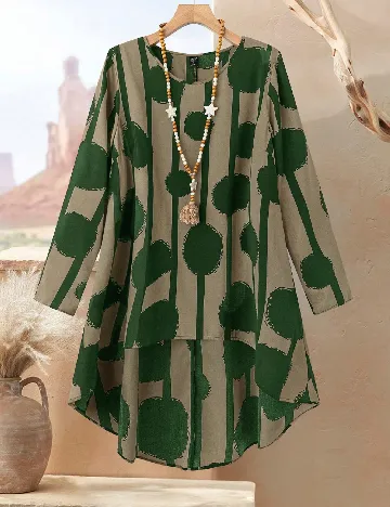 Compleu SHEIN CURVE, verde