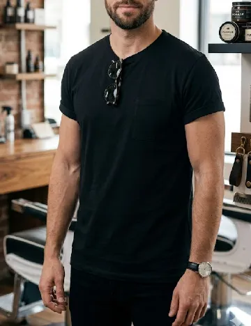 Tricou Bershka, negru