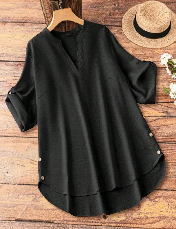 Bluza SHEIN CURVE, negru