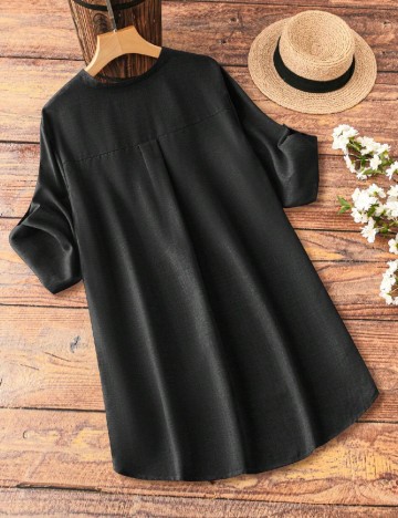 Bluza SHEIN CURVE, negru