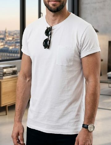 Tricou Bershka, alb