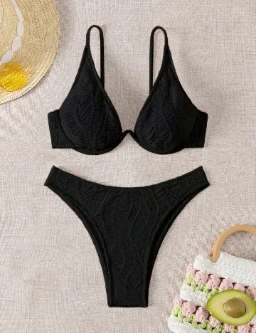 Costum de baie SHEIN, negru