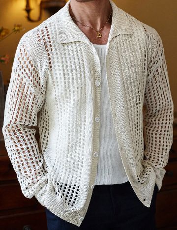Cardigan SHEIN, bej