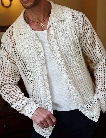 Cardigan SHEIN, bej