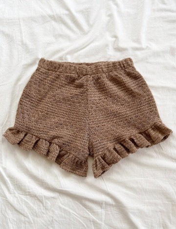 Pantaloni scurti SHEIN, maro