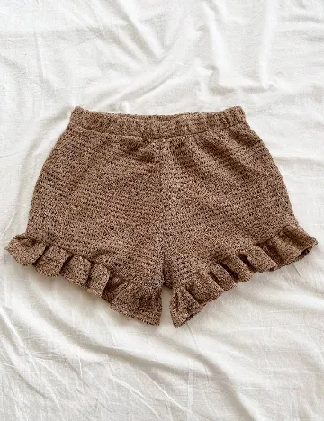 Pantaloni scurti SHEIN, maro