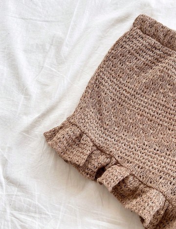 Pantaloni scurti SHEIN, maro