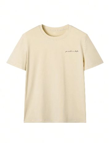 Tricou SHEIN, crem