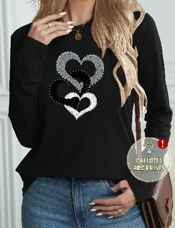 Bluza SHEIN, negru