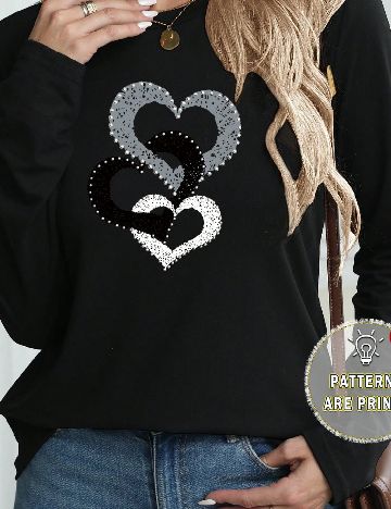 Bluza SHEIN, negru