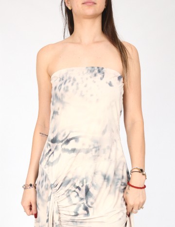 Rochie scurta Bershka, crem