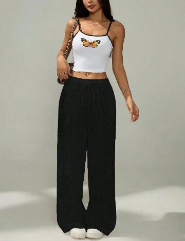 Pantaloni SHEIN, negru