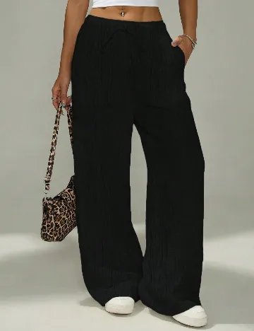 Pantaloni SHEIN, negru