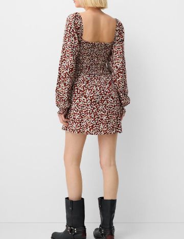 Rochie scurta Bershka, floral print
