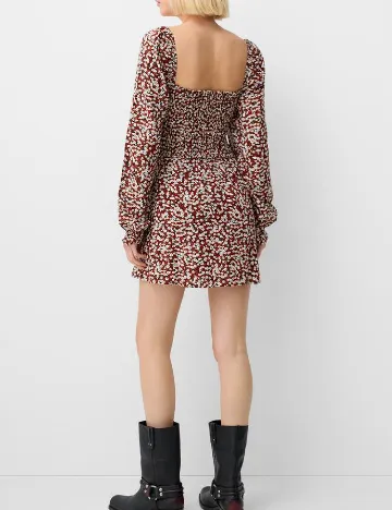 Rochie scurta Bershka, floral print
