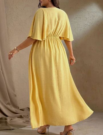 Rochie lunga SHEIN CURVE, galben