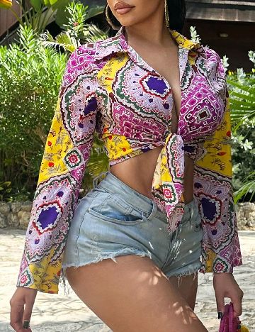 Top SHEIN, mix culori