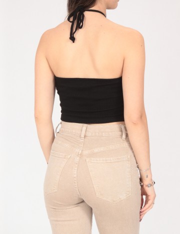 Top Bershka, negru
