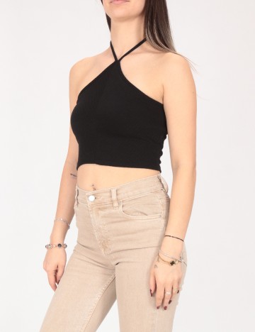 Top Bershka, negru