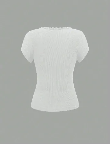 Tricou SHEIN, alb
