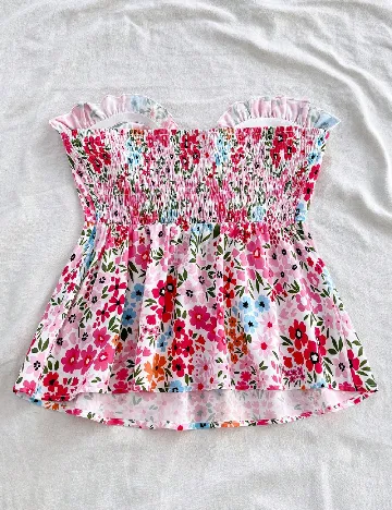 Top SHEIN CURVE, floral