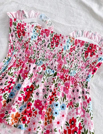 Top SHEIN CURVE, floral