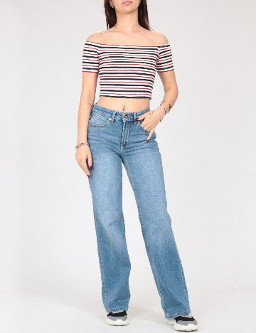 Top Bershka, mix culori