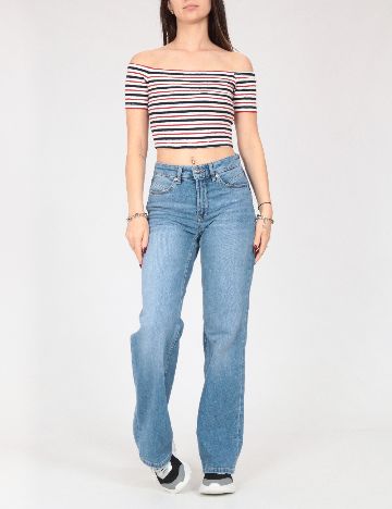 Top Bershka, mix culori