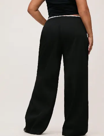 Pantaloni SHEIN CURVE, negru