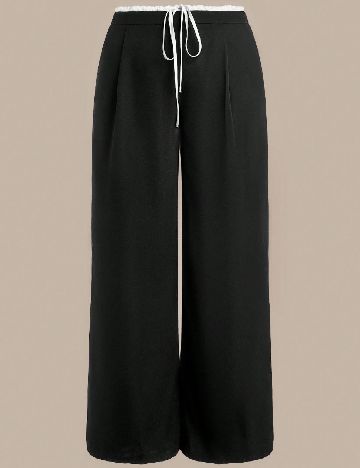 Pantaloni SHEIN CURVE, negru