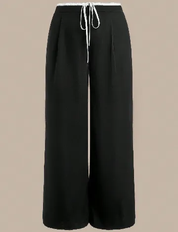 Pantaloni SHEIN CURVE, negru