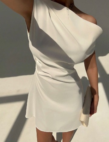 Rochie scurta SHEIN, alb