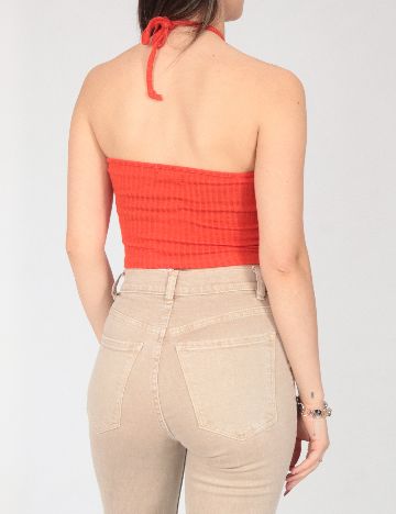 Top Bershka, portocaliu
