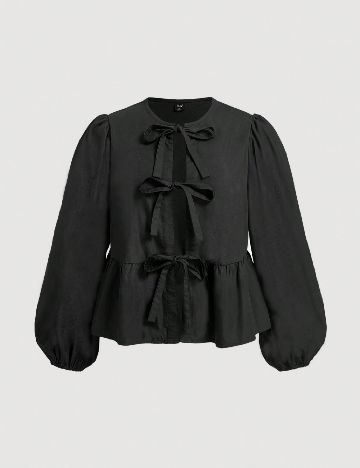 Bluza SHEIN CURVE, negru