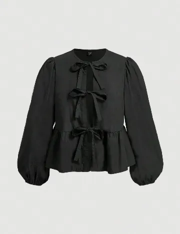 Bluza SHEIN CURVE, negru