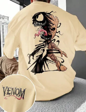 Tricou SHEIN, crem