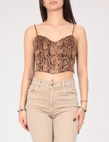 Top Zara, animal print