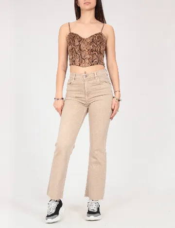 Top Zara, animal print