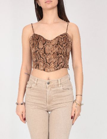 Top Zara, animal print