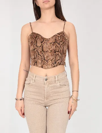Top Zara, animal print