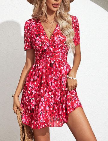 Rochie scurta SHEIN, mix culori