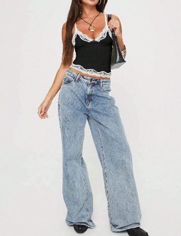 Top SHEIN, negru/alb