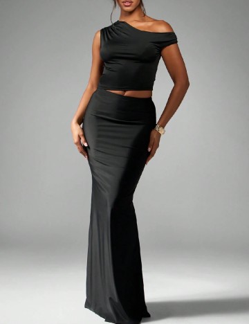 Fusta Missguided, negru