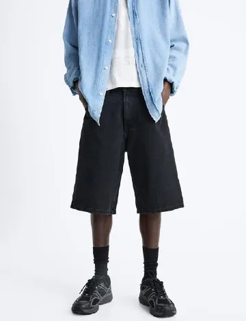 Pantaloni scurti Zara, negru