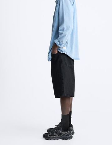 Pantaloni scurti Zara, negru