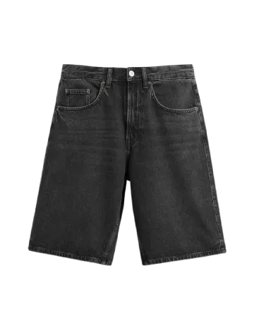 Pantaloni scurti Zara, negru