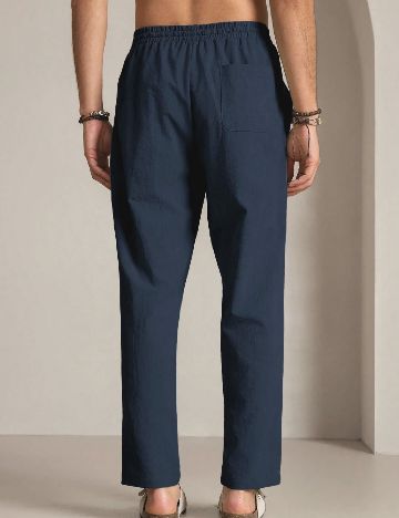 Pantaloni SHEIN, bleumarin