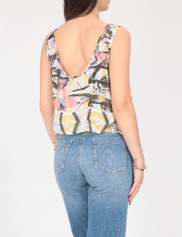 Top Zara, mix culori