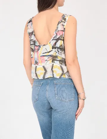 Top Zara, mix culori